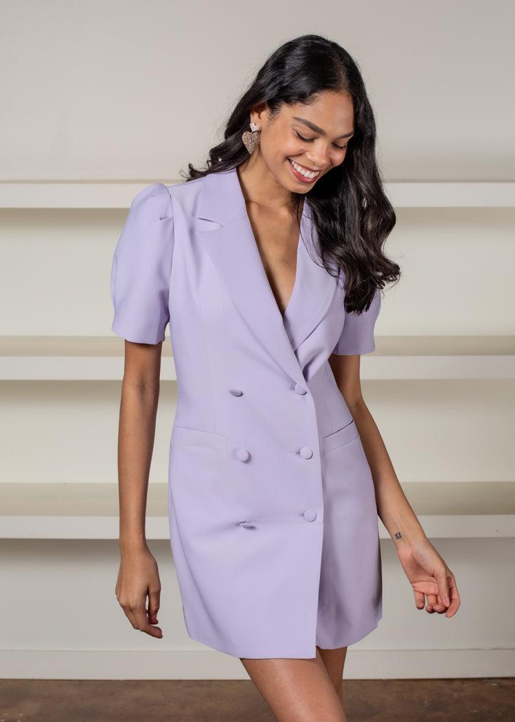 Adelyn Rae Rita Short Sleeve Blazer Dress