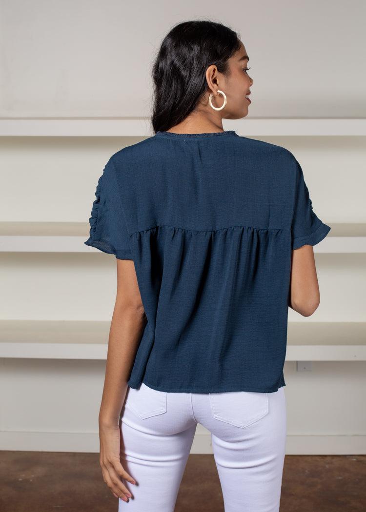THML Cyclades Blouse-Hand In Pocket