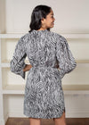 THML Banjina Zebra Print Dress-***FINAL SALE***-Hand In Pocket