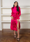 Adrianna Smock Neck Midi Dress-***FINAL SALE***-Hand In Pocket