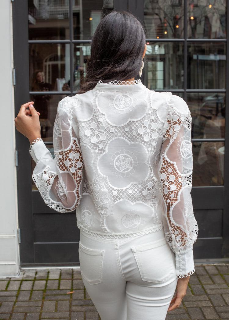 Karlie Brody Lace Top-Hand In Pocket