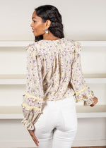 Karlie Cambria Long Sleeve Surplice Bodysuit-***FINAL SALE***-Hand In Pocket