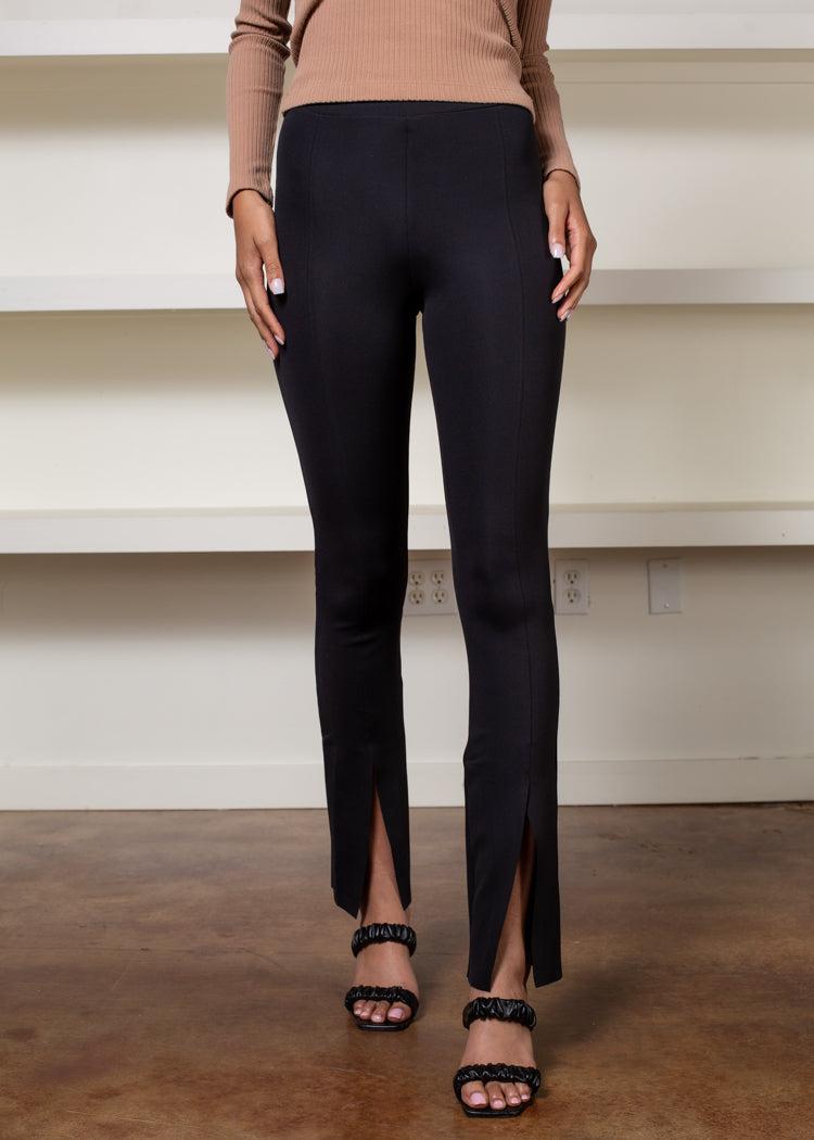 Commando Neoprene CEO Split Front Pant-Hand In Pocket