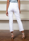 Agolde Riley High Rise Straight Crop - White ***FINAL SALE***-Hand In Pocket