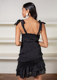 ASTR The Label Eastwick Smocked Ruffle Mini Dress-***FINAL SALE***-Hand In Pocket