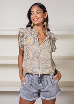 Elan Anegada Blouse-Hand In Pocket