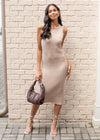 Lucy Paris Ashton Knit Midi Dress-***FINAL SALE***-Hand In Pocket