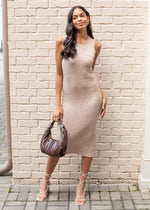 Lucy Paris Ashton Knit Midi Dress-***FINAL SALE***-Hand In Pocket