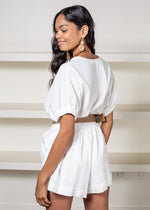 La Jolla Belted Romper***FINAL SALE***-Hand In Pocket