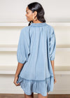 ABC Popover Denim Shirtdress-***FINAL SALE***-Hand In Pocket