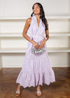 Allison Estelle Crochet Maxi Dress- Lavender-***FINAL SALE***-Hand In Pocket
