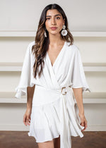 Preslee V Neck Wrap Belted Romper-***FINAL SALE***-Hand In Pocket