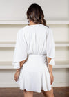 Preslee V Neck Wrap Belted Romper-***FINAL SALE***-Hand In Pocket
