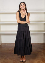Redondo Knit Combo Maxi Dress-Hand In Pocket