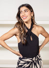 Bobi Cross-Front Halter Top ***FINAL SALE***-Hand In Pocket