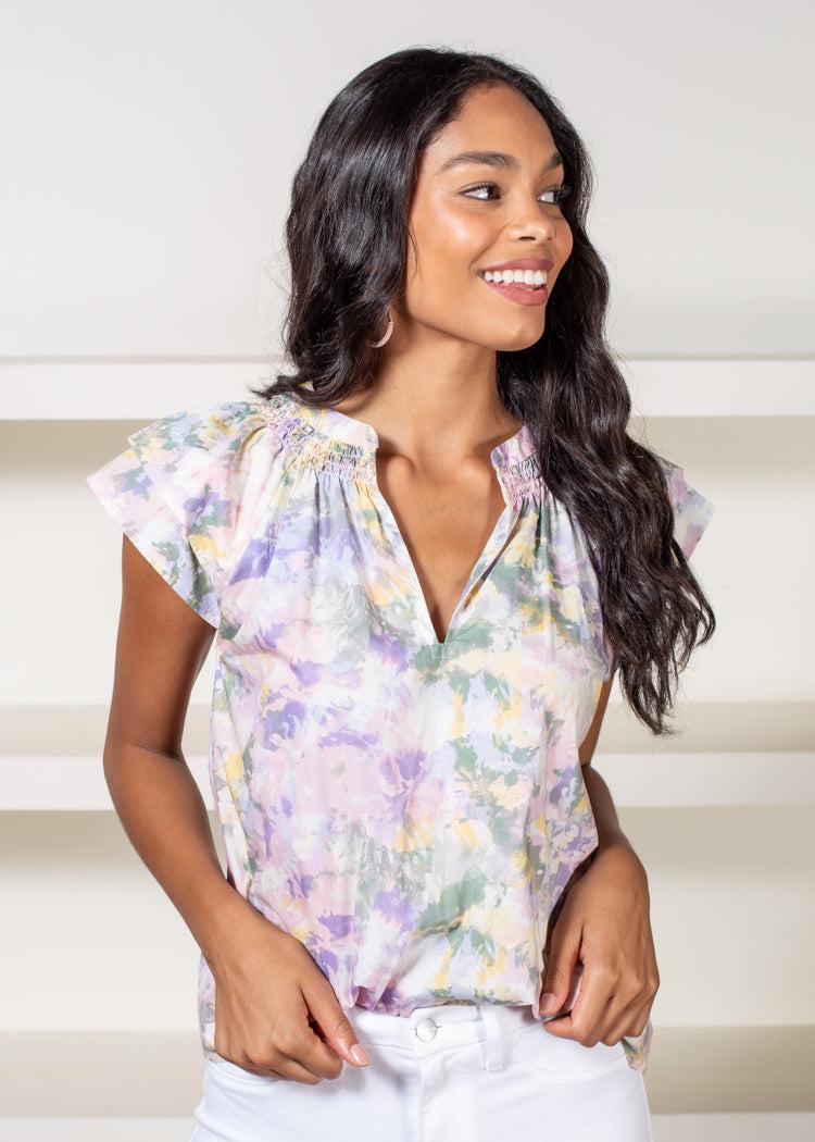 Tart Brynn Top-Violet Tie Dye-***FINAL SALE***-Hand In Pocket