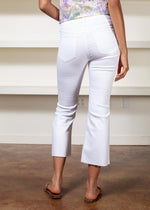 Joes Jeans The Hi (Rise) Honey Bootcut Ankle- White-Hand In Pocket