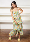 Astr The Label Midsummer Floral Tiered Midi Dress-Hand In Pocket