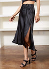 Astr The Label Riva Tie Waist Midi Skirt-***FINAL SALE***-Hand In Pocket