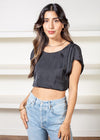 Astr The Label Riva Tie Hem Crop Top-***FINAL SALE***-Hand In Pocket