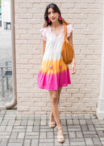 THML Abaco Dip Dye Tiered Mini -***FINAL SALE***-Hand In Pocket