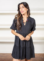 THML Tabitha Tiered Dress-Hand In Pocket