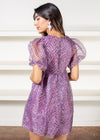 Ella Organza Puff Sleeve Babydoll Minidress-***FINAL SALE***-Hand In Pocket