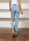 Pistola Lennon High Rise Bootcut Jean - Rainer Distressed-Hand In Pocket