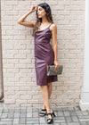Giselle Faux Leather Slip Dress ***FINAL SALE***-Hand In Pocket