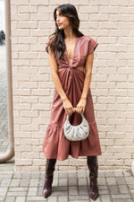 Lana Cut Out Midi Dress ***FINAL SALE***-Hand In Pocket