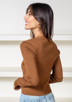 Sanctuary Play It Cool Cardigan-Spice-Hand In Pocket