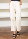 Fina Faux Leather Cropped Pants-Cream ***FINAL SALE***-Hand In Pocket