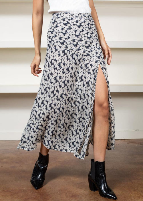 Kinsley Printed Midi Skirt ***FINAL SALE***-Hand In Pocket