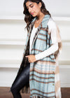 Johnnie Plaid Open Front Shacket-***FINAL SALE***-Hand In Pocket