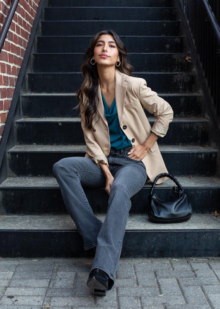Dakota Oversized Blazer ***FINAL SALE***-Hand In Pocket