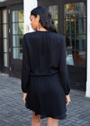 Krisa Asymmetrical Skirt Dress- Black***FINAL SALE***-Hand In Pocket