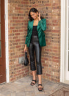 Tongass Velvet Blazer-Hand In Pocket