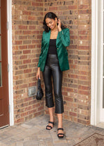 Tongass Velvet Blazer-Hand In Pocket