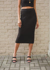525 America Ribbed Skirt-Hand In Pocket