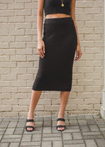 525 America Ribbed Skirt-Hand In Pocket