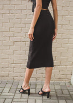 525 America Ribbed Skirt-Hand In Pocket