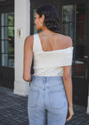 Line + Dot Sylvie One Shoulder Sweater Top-***FINAL SALE***-Hand In Pocket