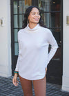Michael Stars Marcy Thermal Tunic - Chalk-Hand In Pocket