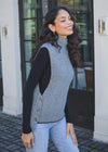 THML Catalinas Sweater Vest - Heather Gray-***FINAL SALE***-Hand In Pocket
