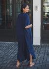 Elan Mustique Cover Up Maxi Dress - Navy-Hand In Pocket