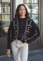 Raya Thread Detail Sweater-***FINAL SALE***-Hand In Pocket