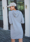 Chaser Bliss Long Sleeve Hooded Dress-***FINAL SALE***-Hand In Pocket