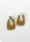 Puebla Door Knocker Earring-Mustard ***FINAL SALE***-Hand In Pocket