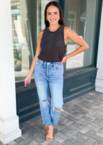 Blank NYC The Baxter Ribcage Straight-leg Jean - Whirlwind***FINAL SALE***-Hand In Pocket
