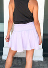 Karlie Provence Smocked Waist Skort-Lavender ***FINAL SALE***-Hand In Pocket